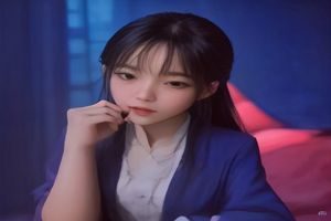 韩国情感剧场景，成熟女性与年轻男性在咖啡馆相遇的戏剧性场景，光线柔和，情感张力明显